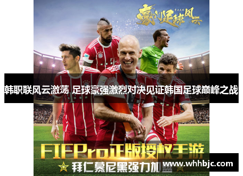 韩职联风云激荡 足球豪强激烈对决见证韩国足球巅峰之战